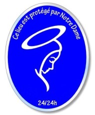 Plaque de protection mariale