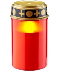 Bougie led rouge