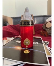 Bougie led rouge