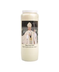 Bougie de neuvaine du Pape Léon XIV